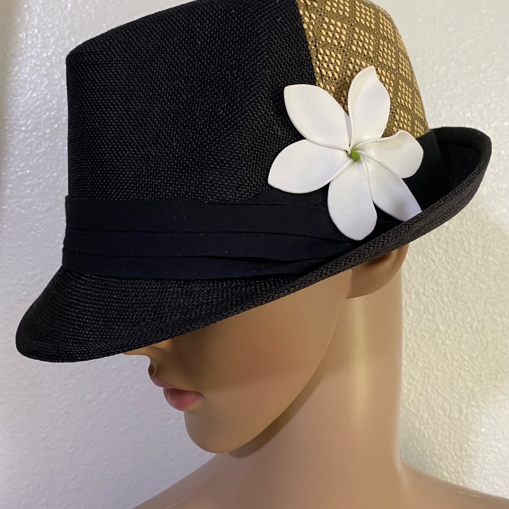 Tiare Flower Fedora Hat